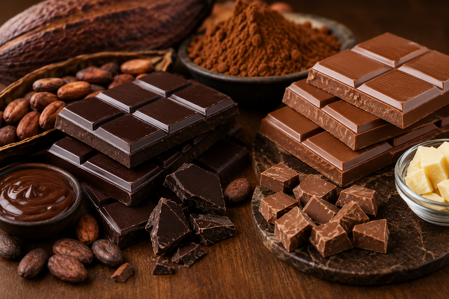 شکلات واقعی یا فرآورده کاکائویی؟
